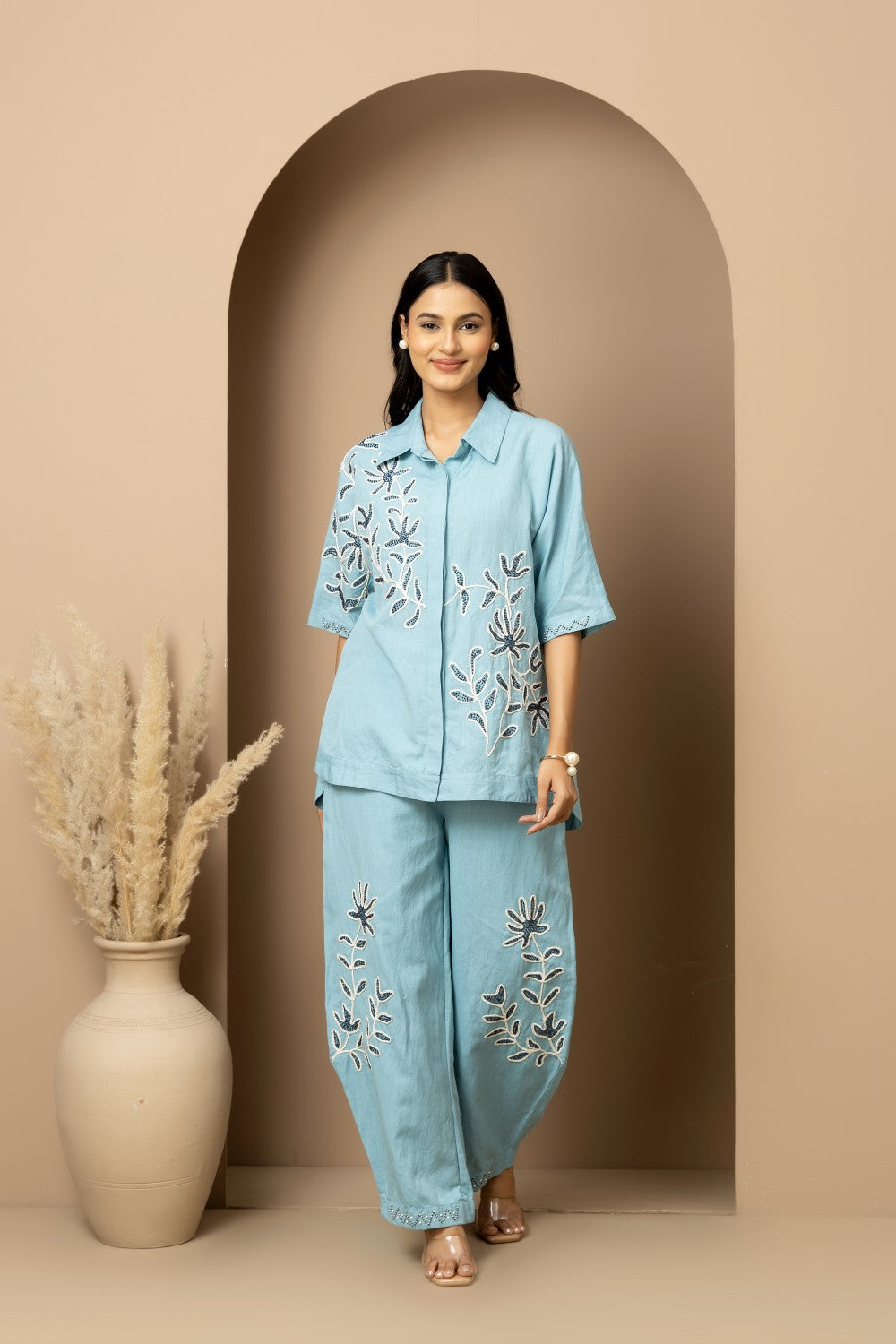 Leaf Linen Co-ord Set
