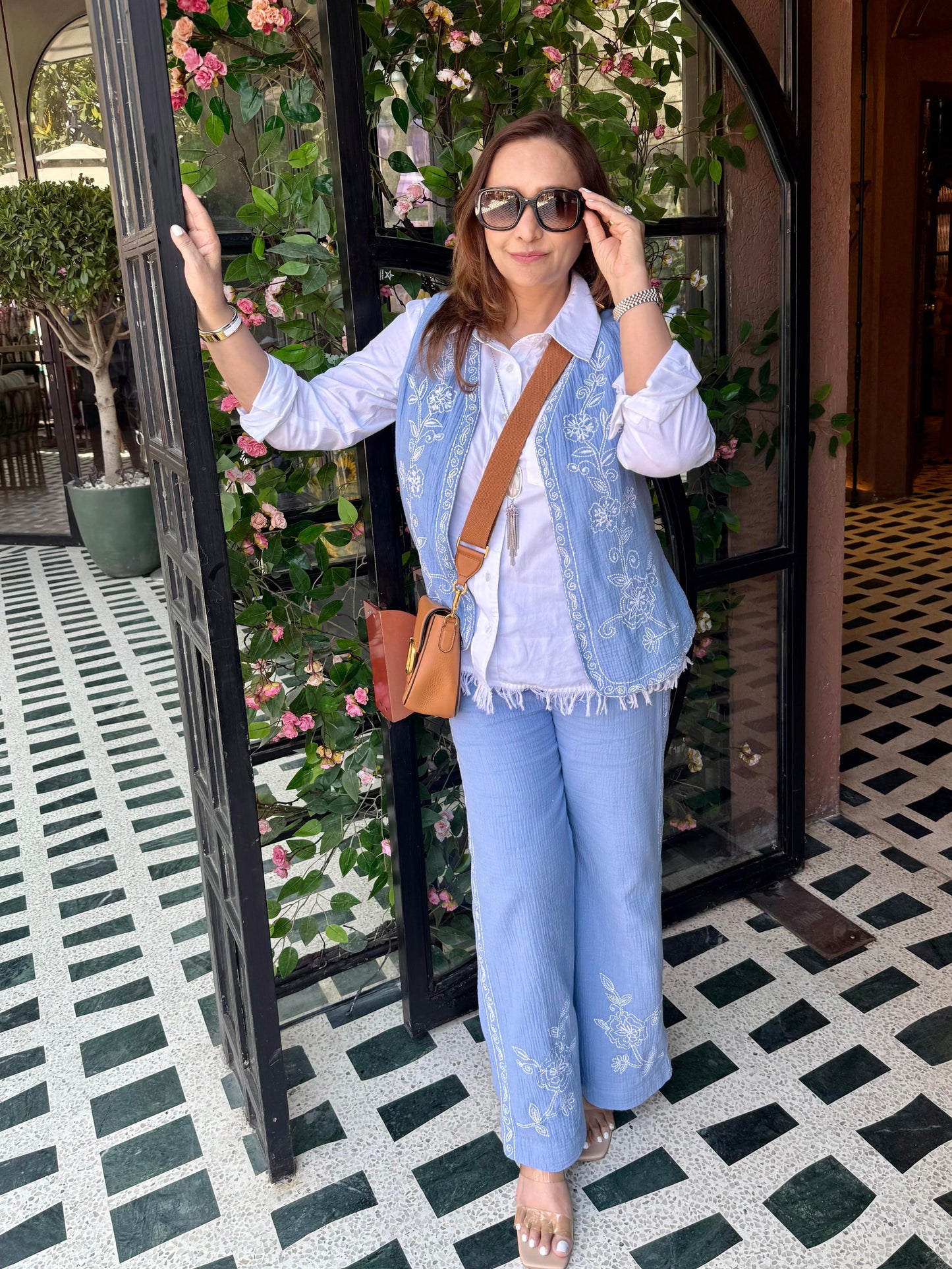 Blue Mirage Three piece Co-ord set