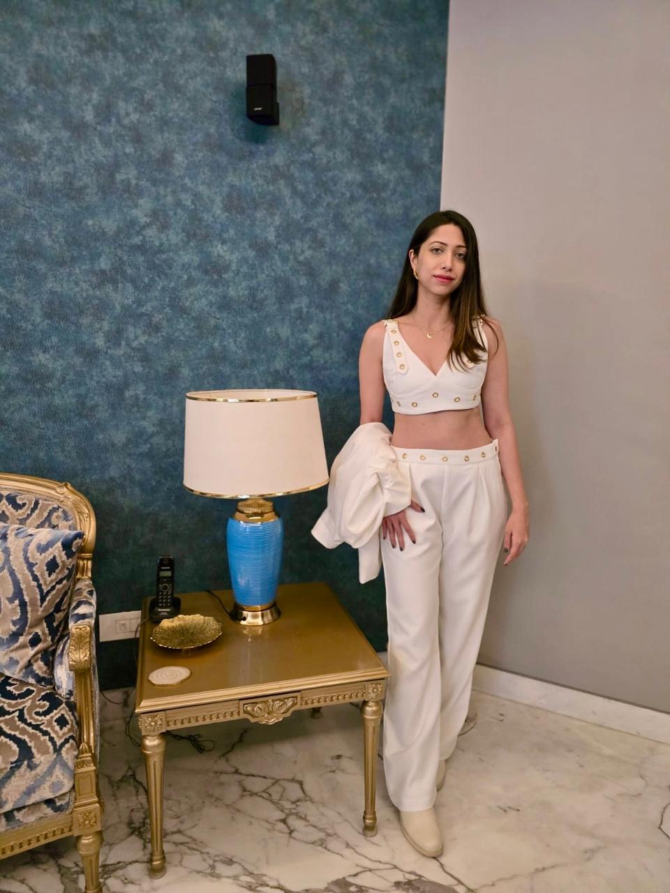 Olivia Eyelet three piece Set