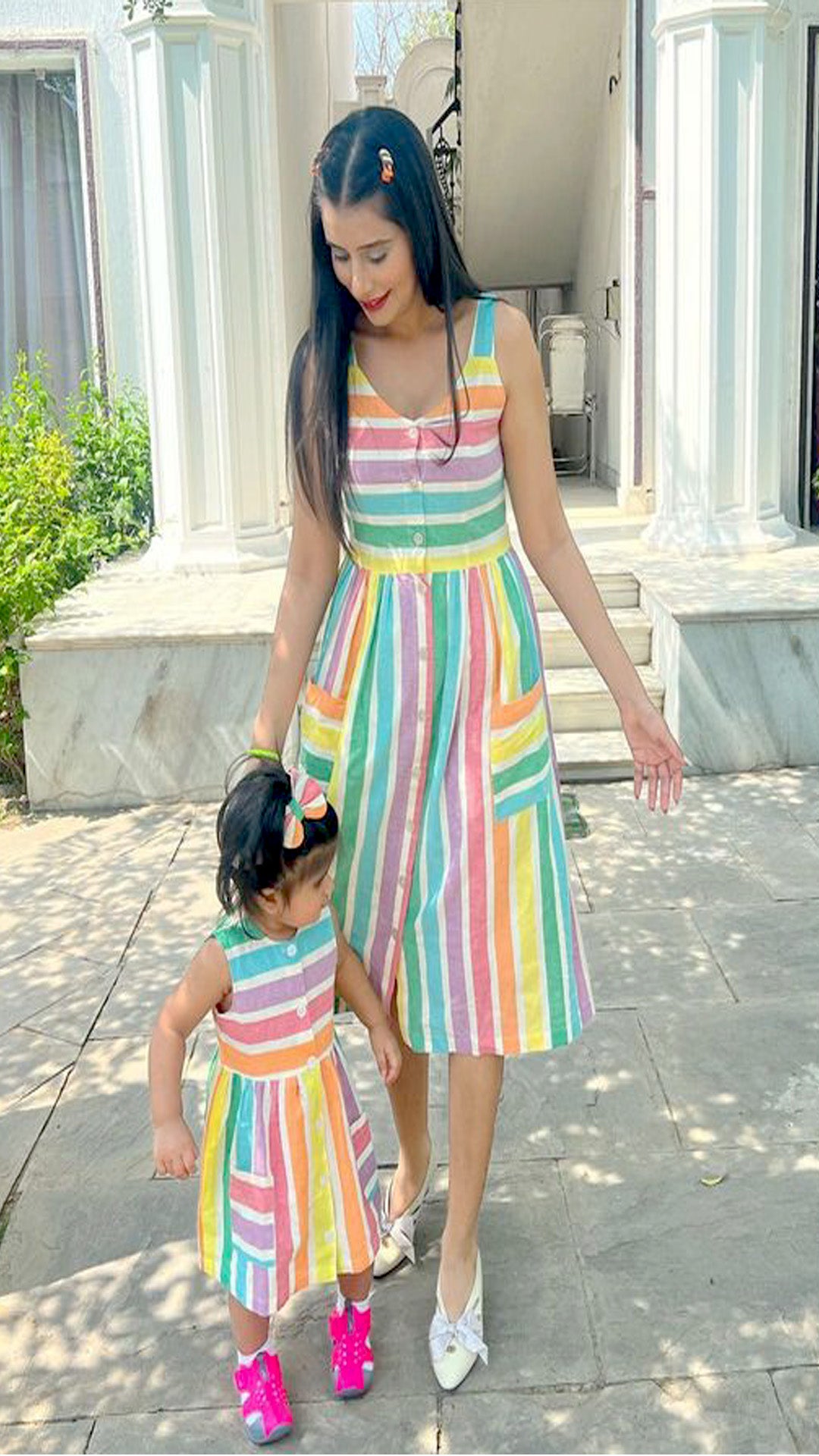 Rainbow Chaser Twinning Dresses