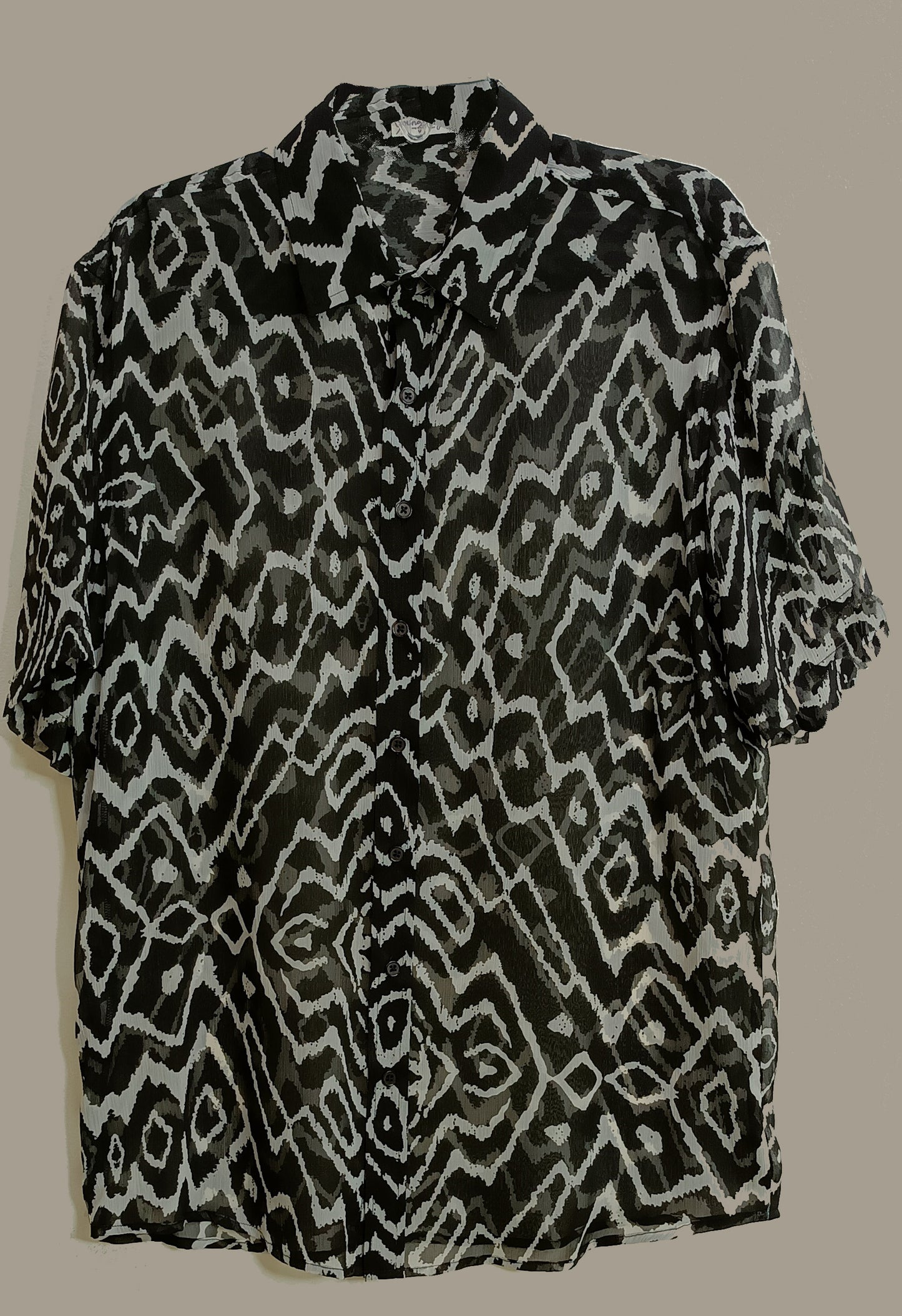 African Print Co-Ord Set With Front Tie And Ruched Skirt With Slit