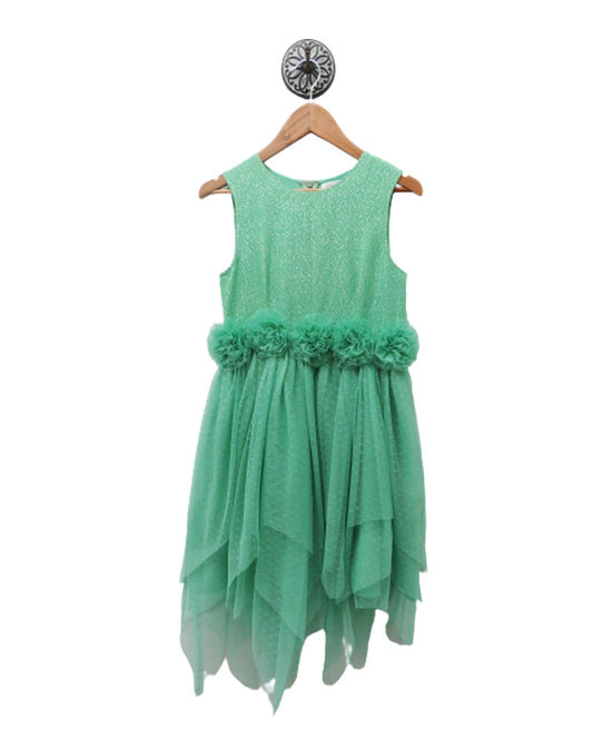 Green Parrot Style Dress