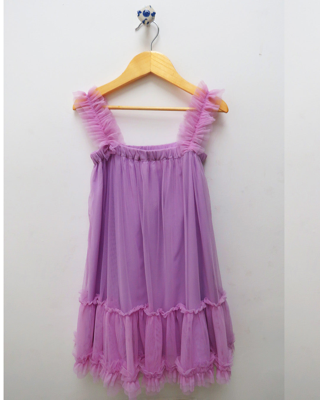 Lavender Party Net Dress