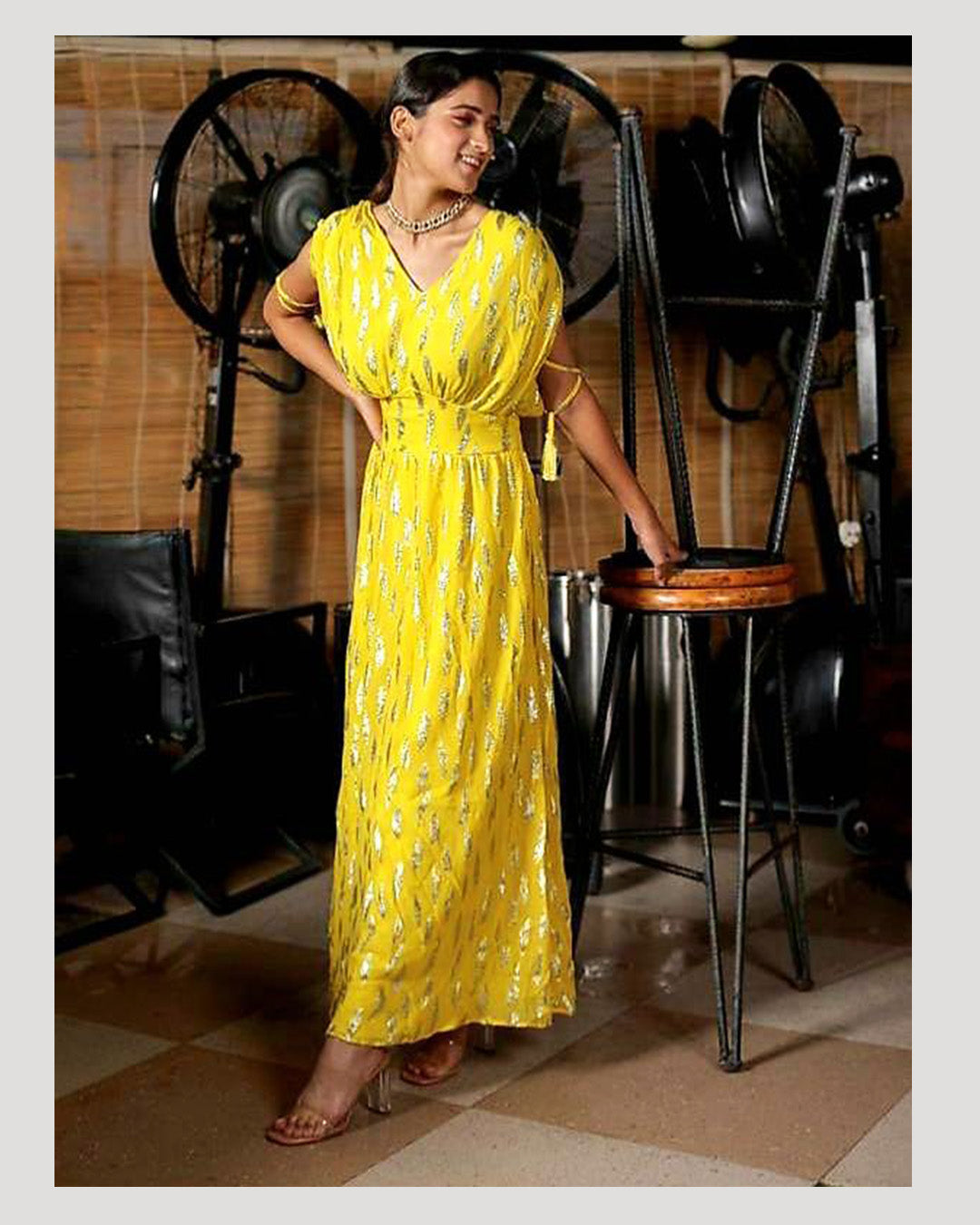 Yellow Festive Dress