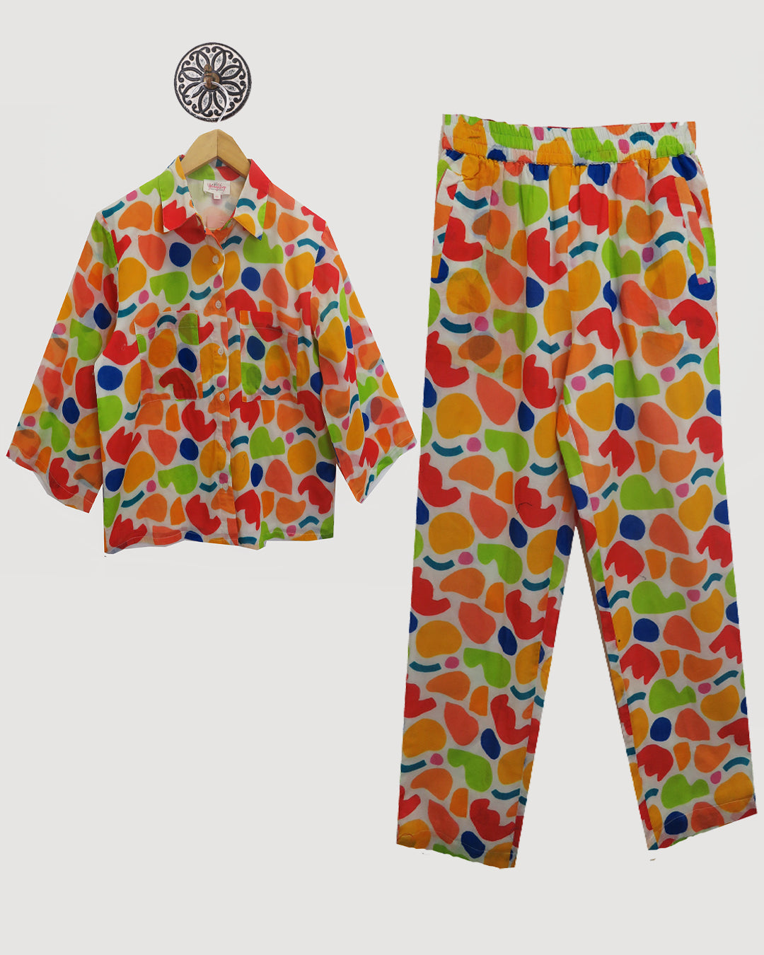Colouful Printed Nightsuit Set