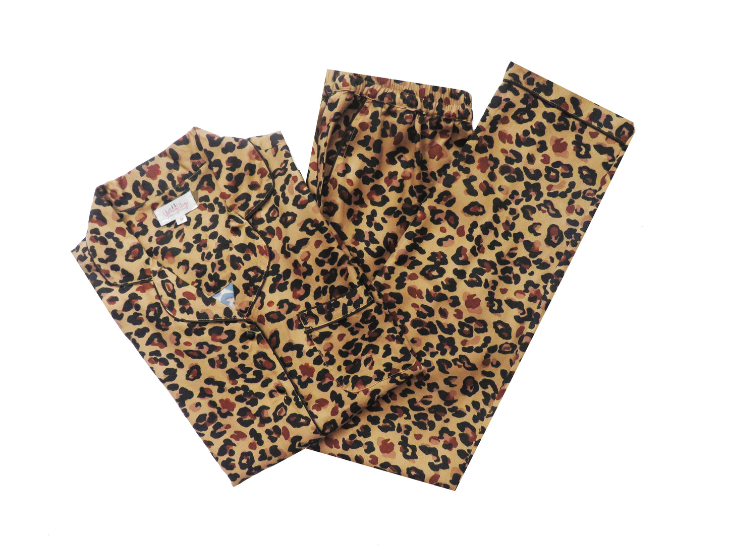 Full Sleeves Animal Print Nightsuit Set