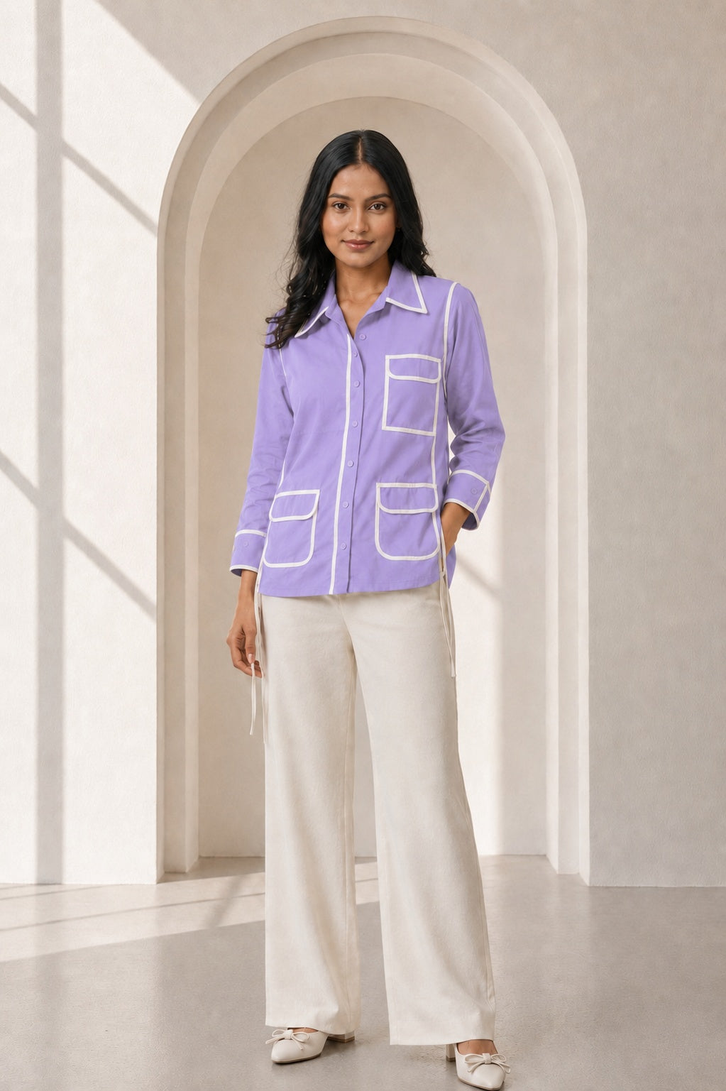 The Pop Contrast Shirt
