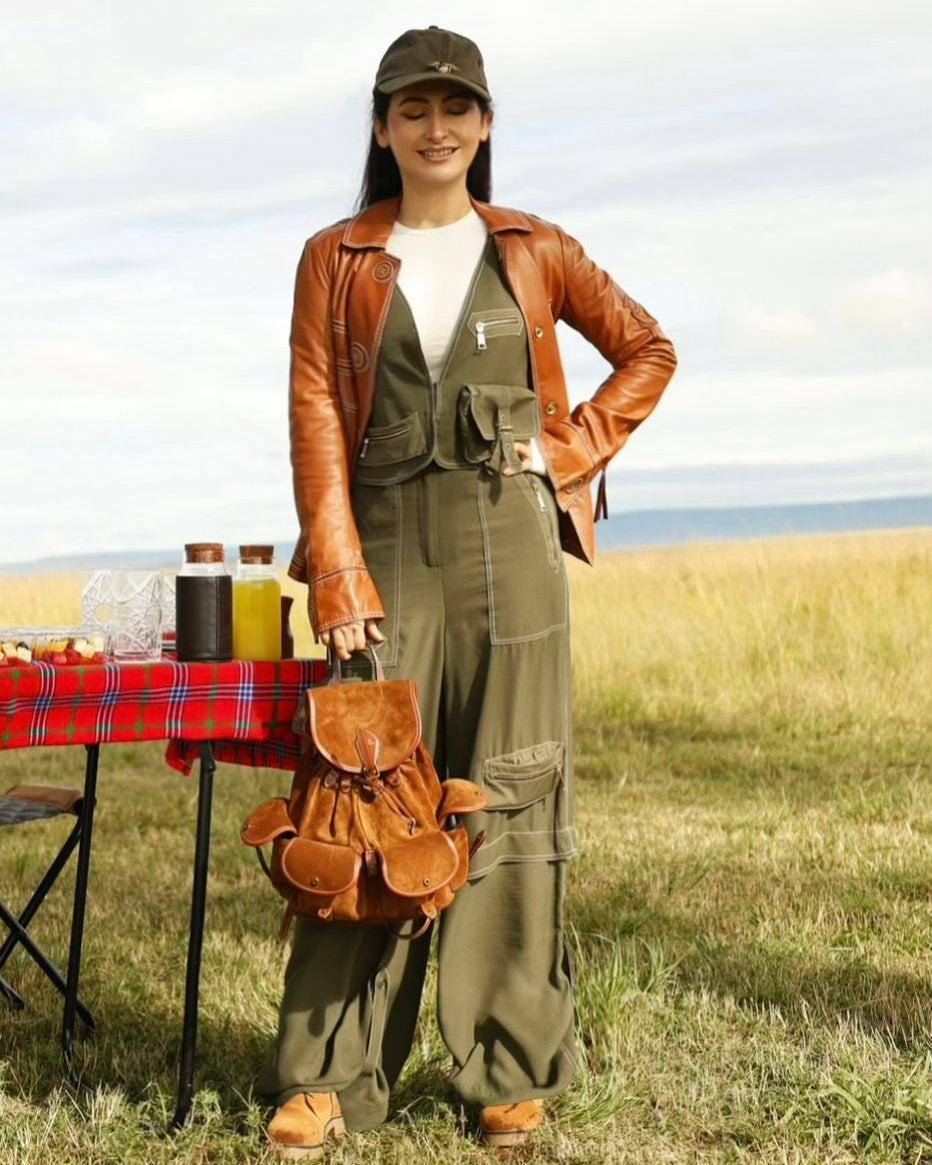 Shalini Passi X Olive Safari Waist Coat Set