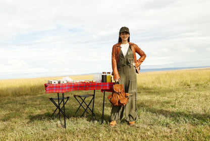 Shalini Passi X Olive Safari Waist Coat Set