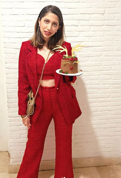 Crimson co-ord set