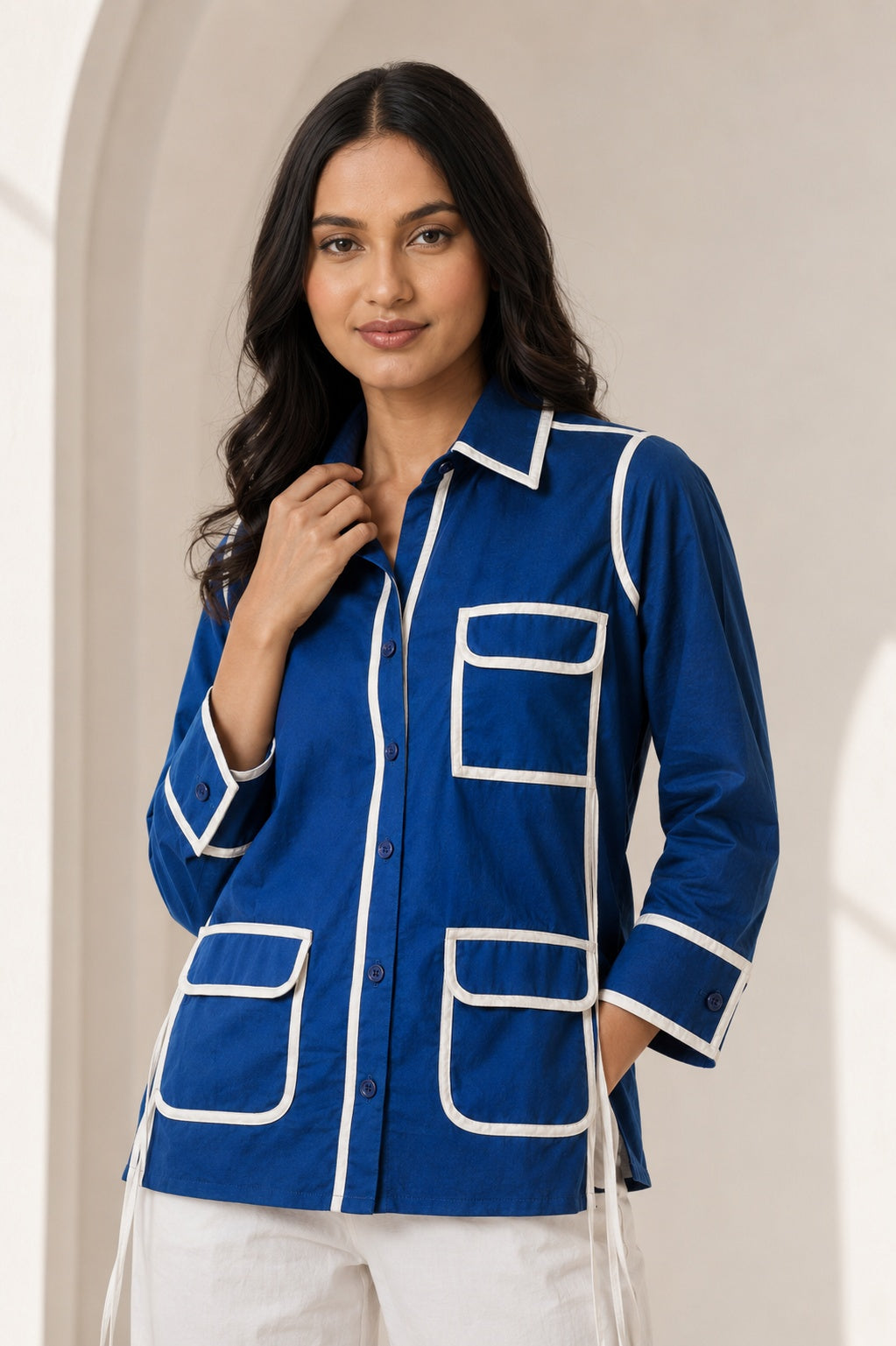 The Pop Contrast Shirt