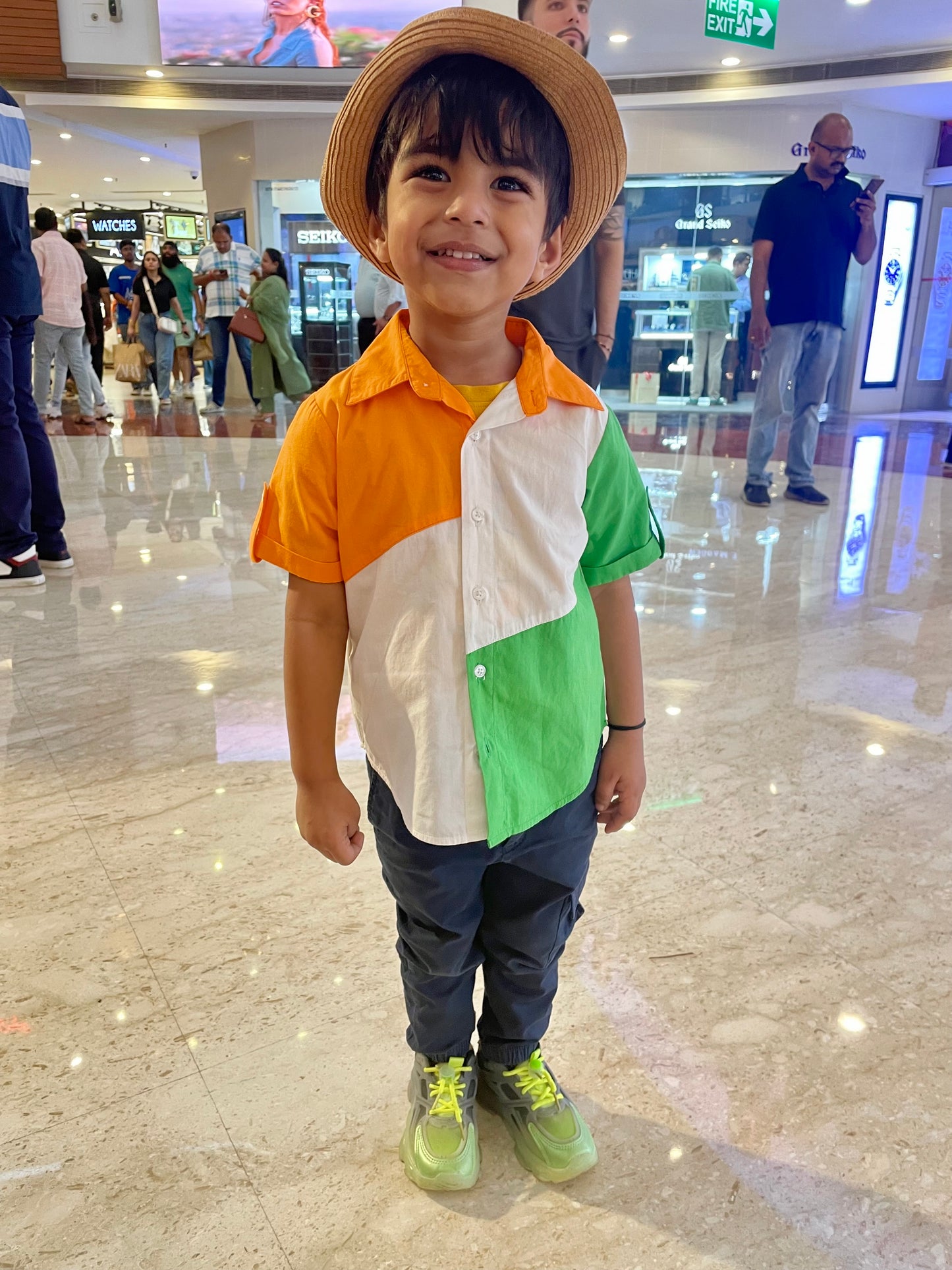 Tiranga Boys Shirt