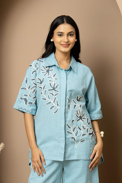 Leaf Linen Co-ord Set
