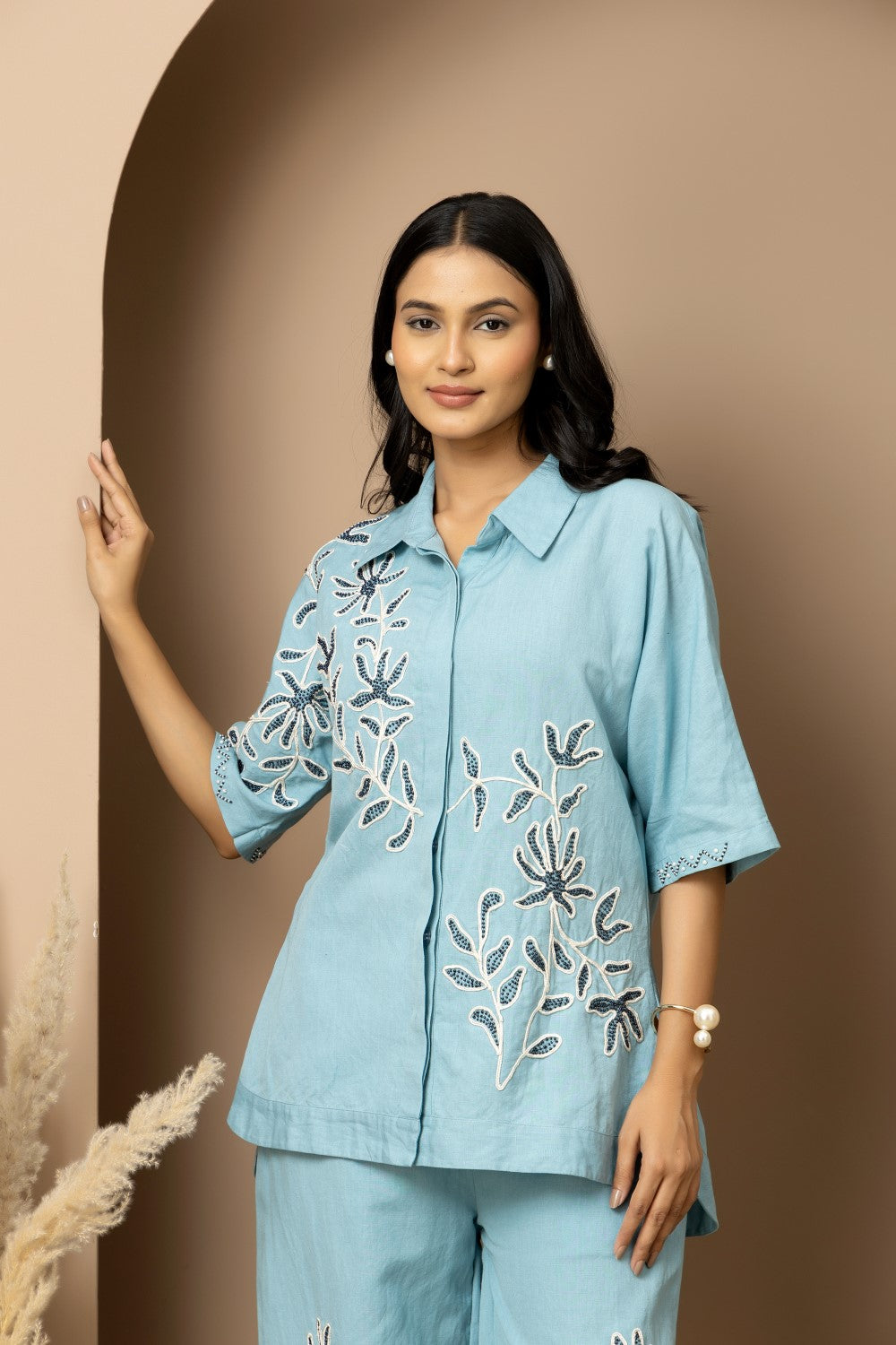 Leaf Linen Co-ord Set