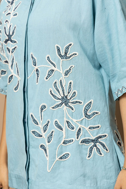 Leaf Linen Co-ord Set