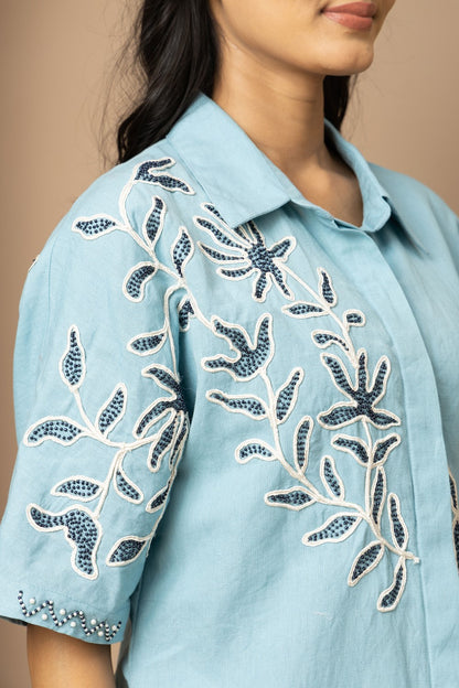 Leaf Linen Co-ord Set