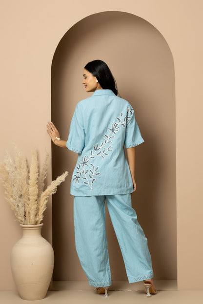 Leaf Linen Co-ord Set