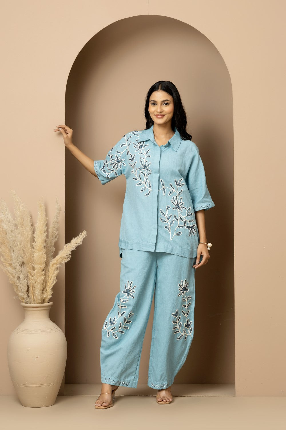 Leaf Linen Co-ord Set