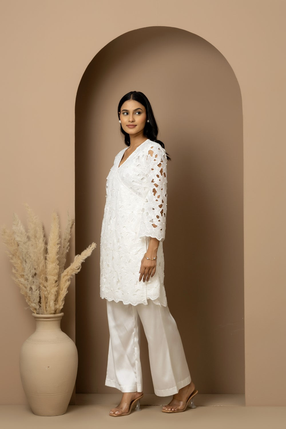 White Lace Co-ord Set