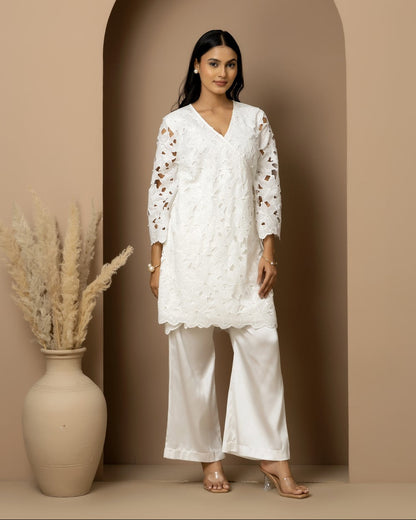 White Lace Co-ord Set