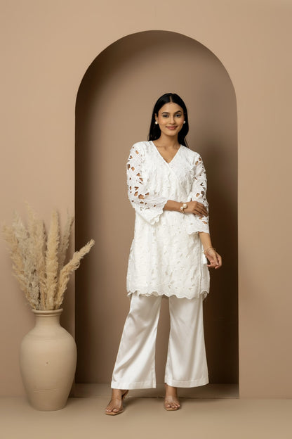 White Lace Co-ord Set