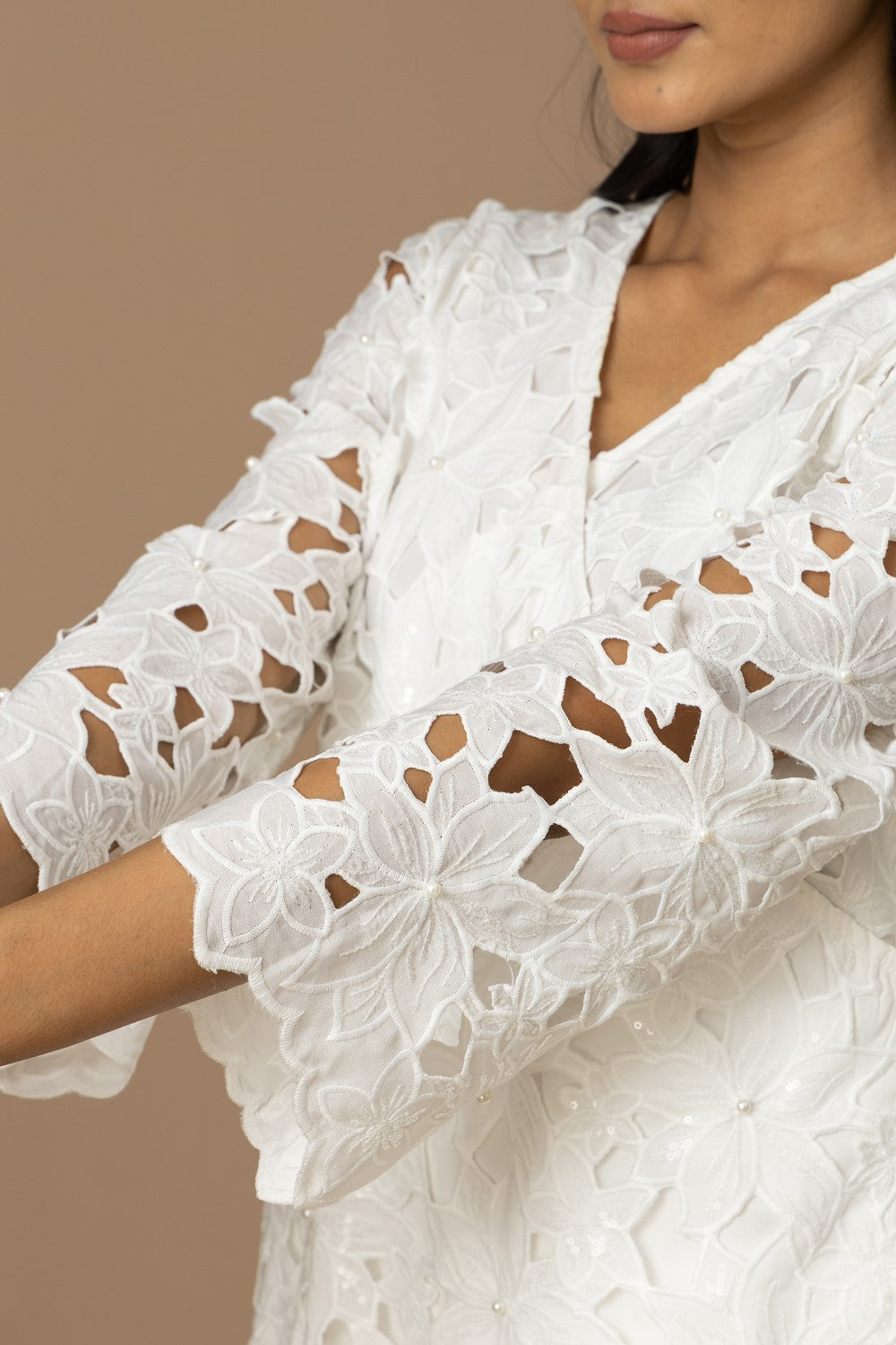 White Lace Co-ord Set