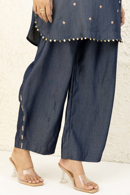 Midnight Embroidered Co-ord Set