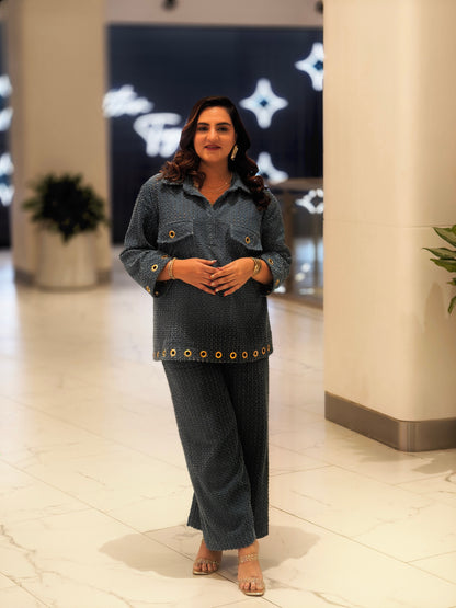 Harsha pardasani in our our riley co-ord set