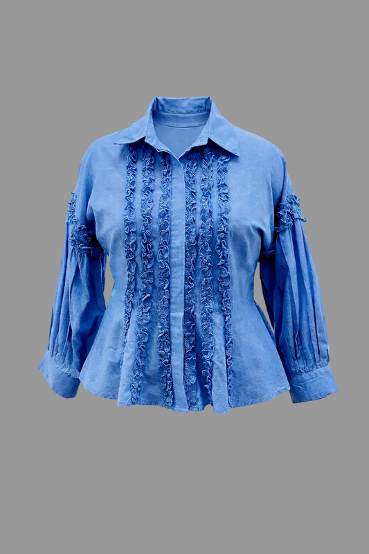 Bluebell Ruffle Shirt