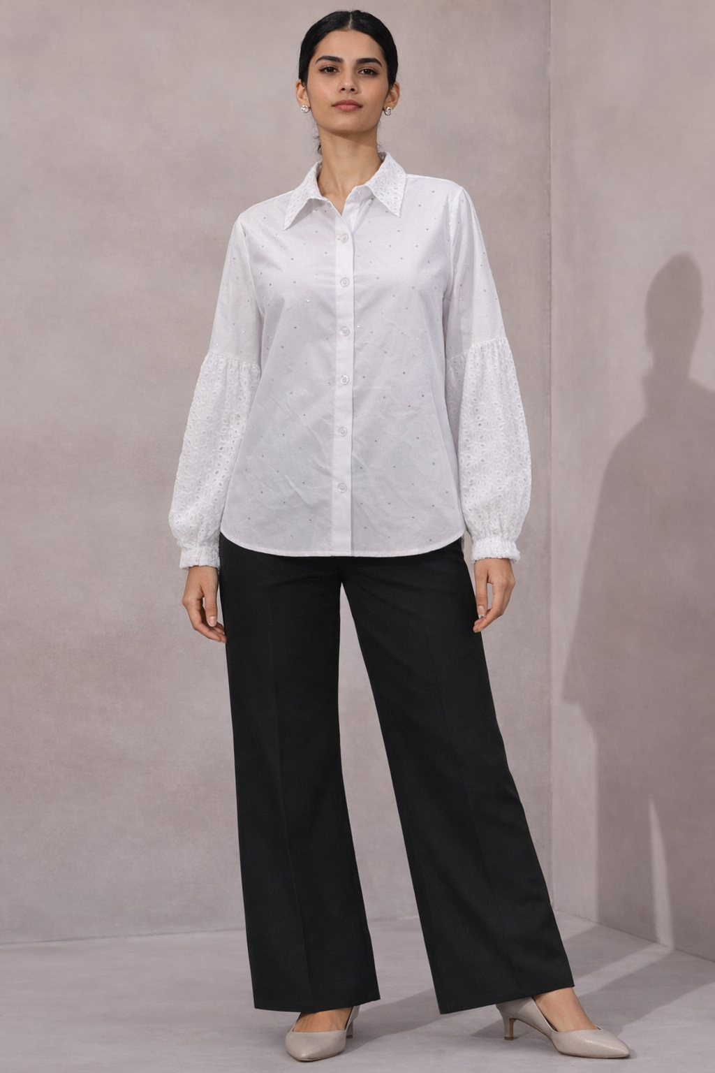 Whisper White Sparkle Shirt