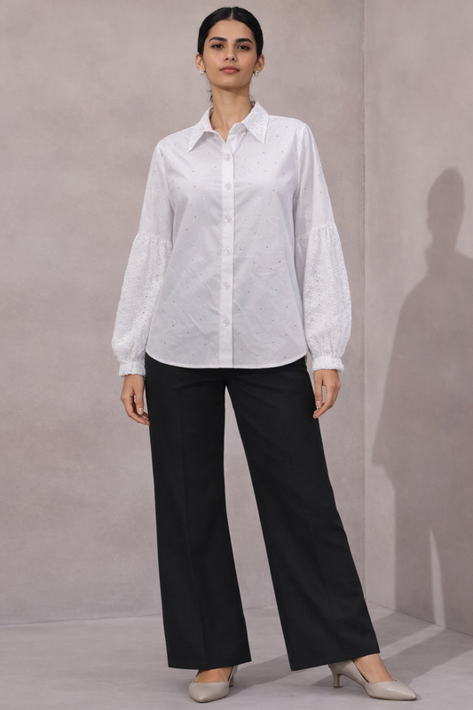 Whisper White Sparkle Shirt