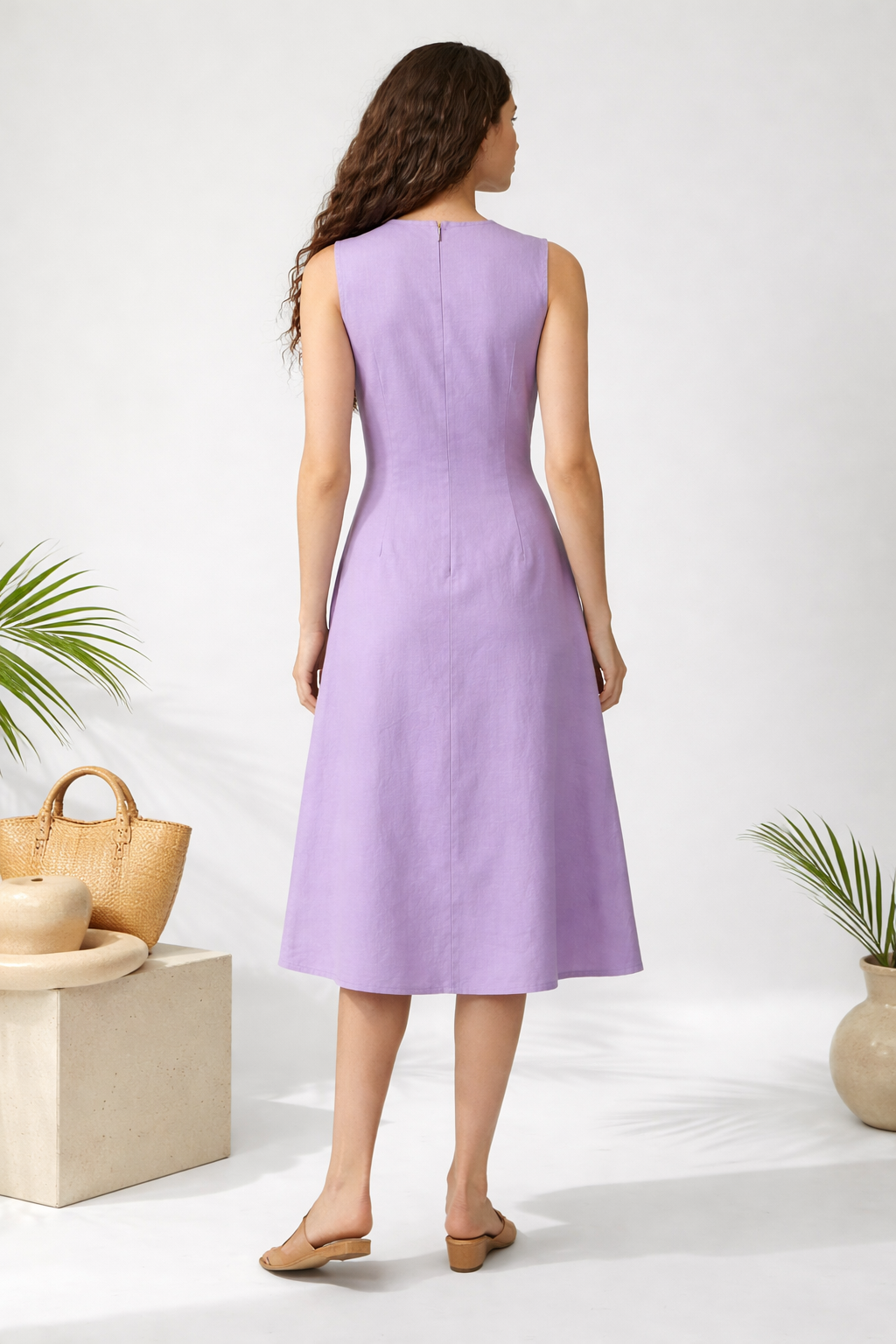Lilac Line Grace Dress