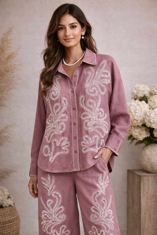 Blush Baroque Luxe Co-ord