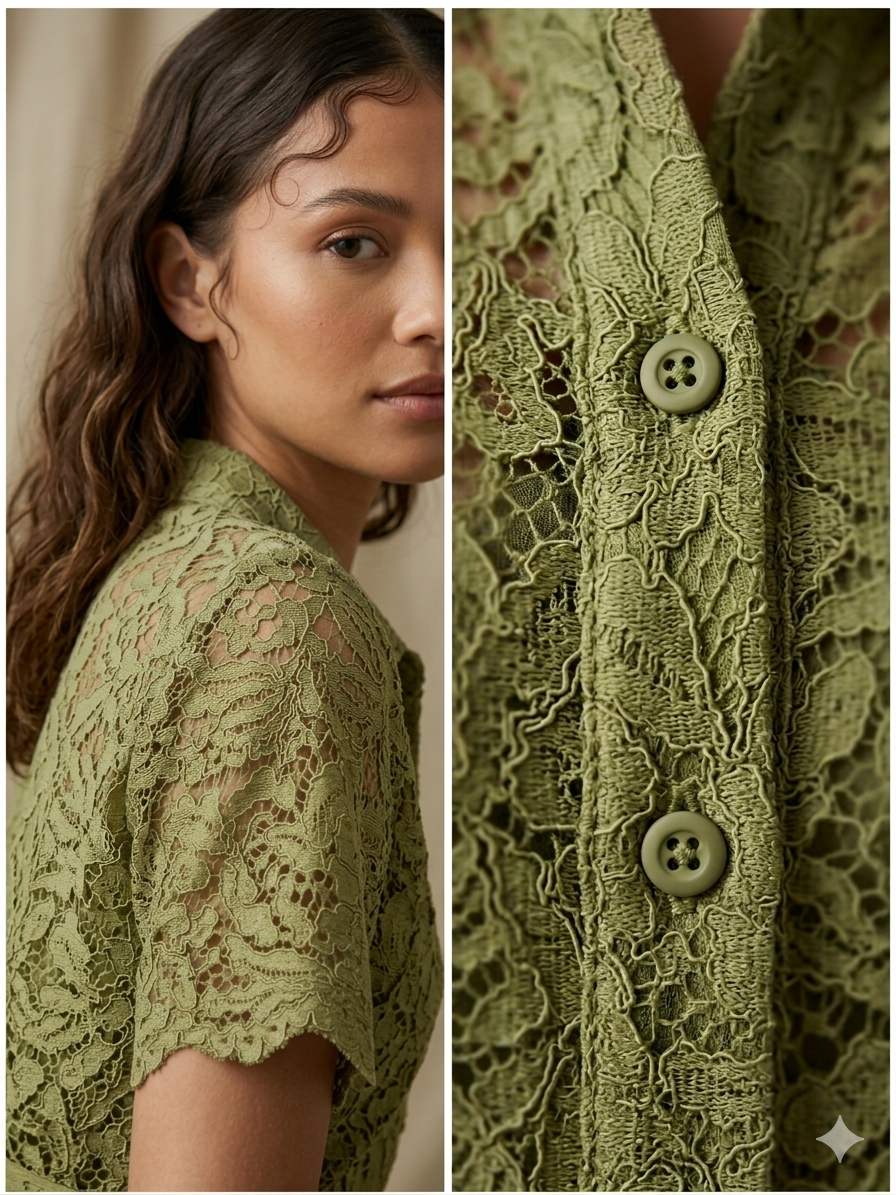 Olive Lace Co-Ord