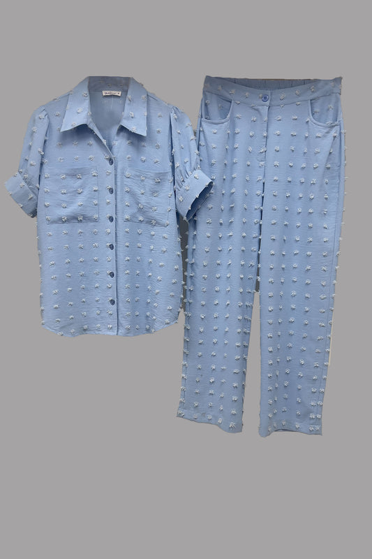Ice Blue Whimsy Co-ord Set