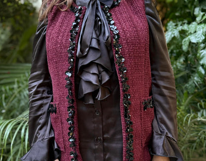 Berry Haze Gillet/jacket