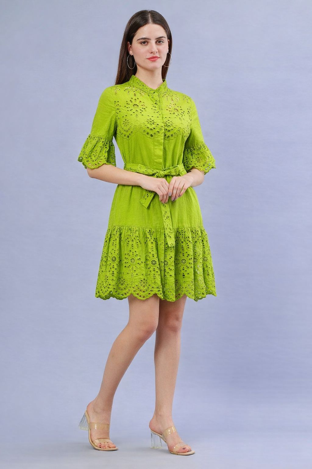 Zesty Meadow Shirt Dress