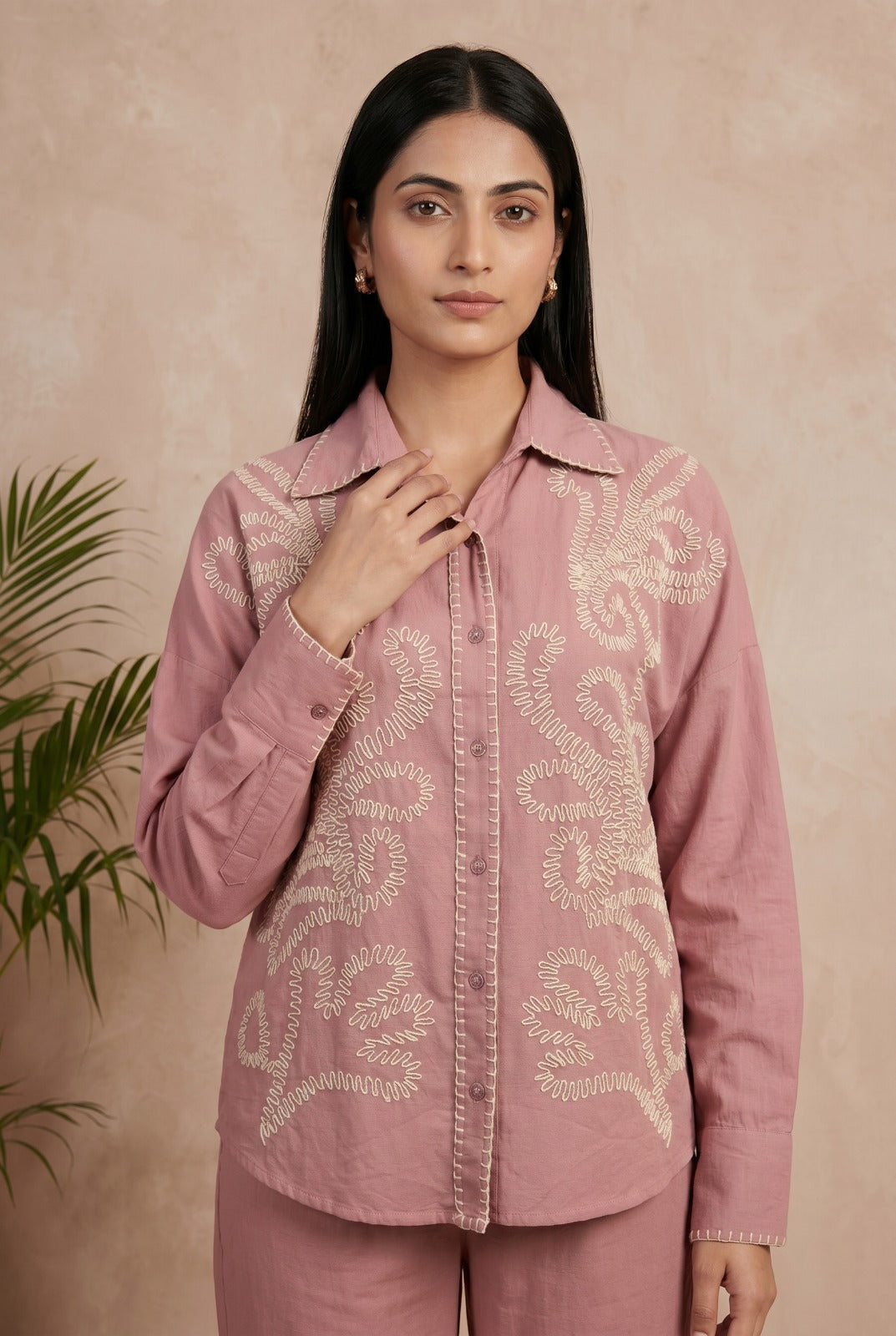 Serene Embroidered Co-ord Set
