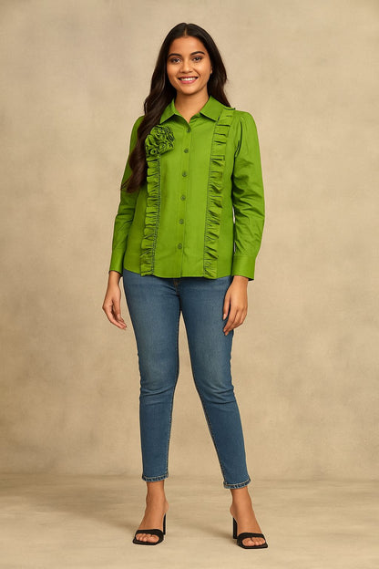 Olive Rose Shirt