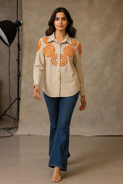 Gemma beaded shirts