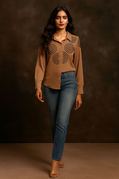 Gemma beaded shirts