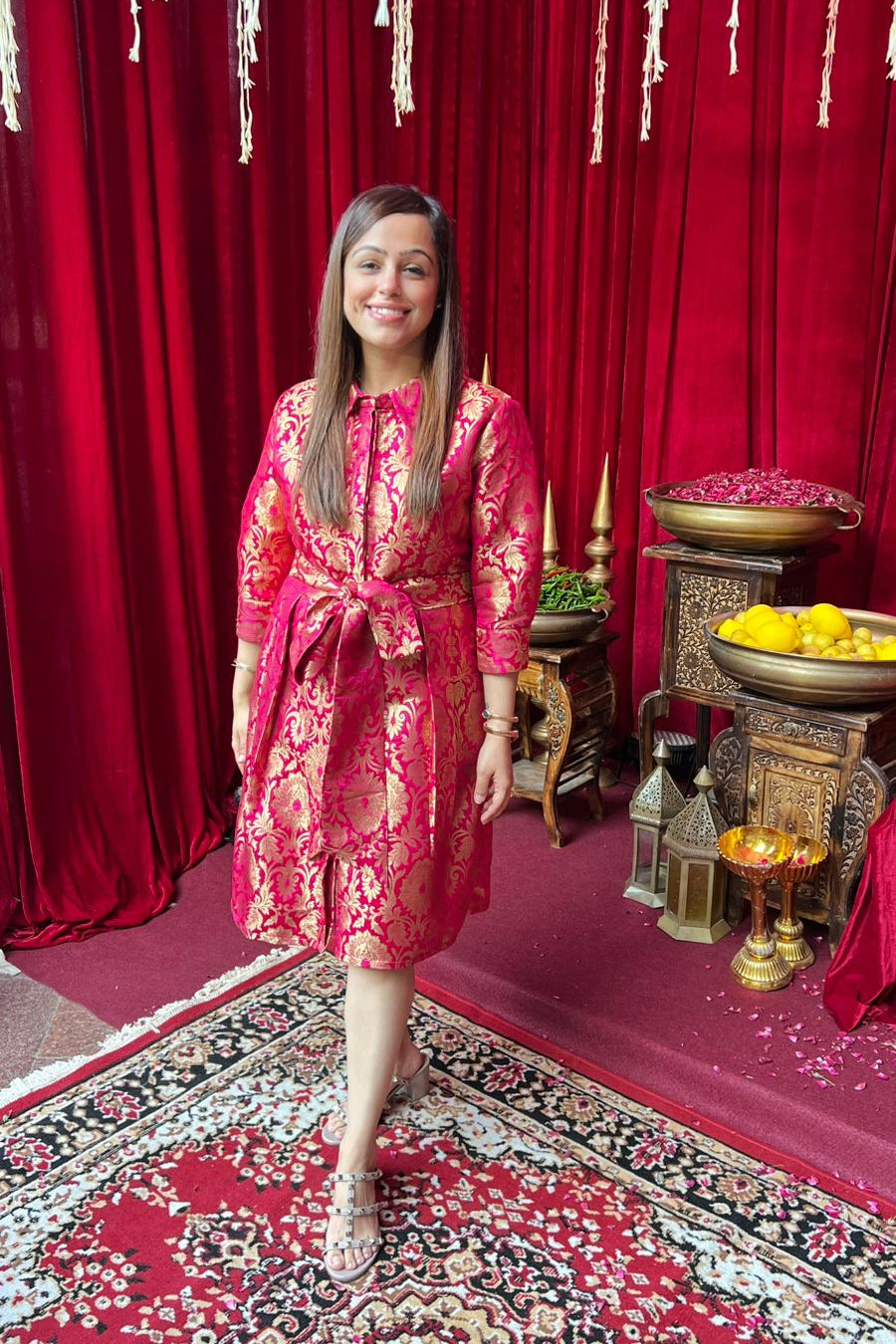 Noor  brocade dress