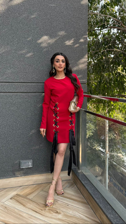 Mehak Jain in our Corset Tie Dress