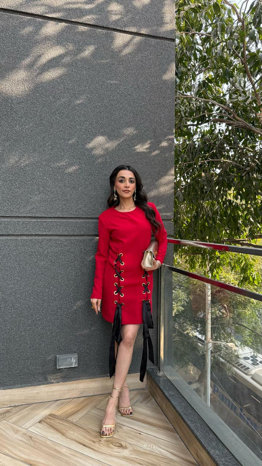 Mehak Jain in our Corset Tie Dress