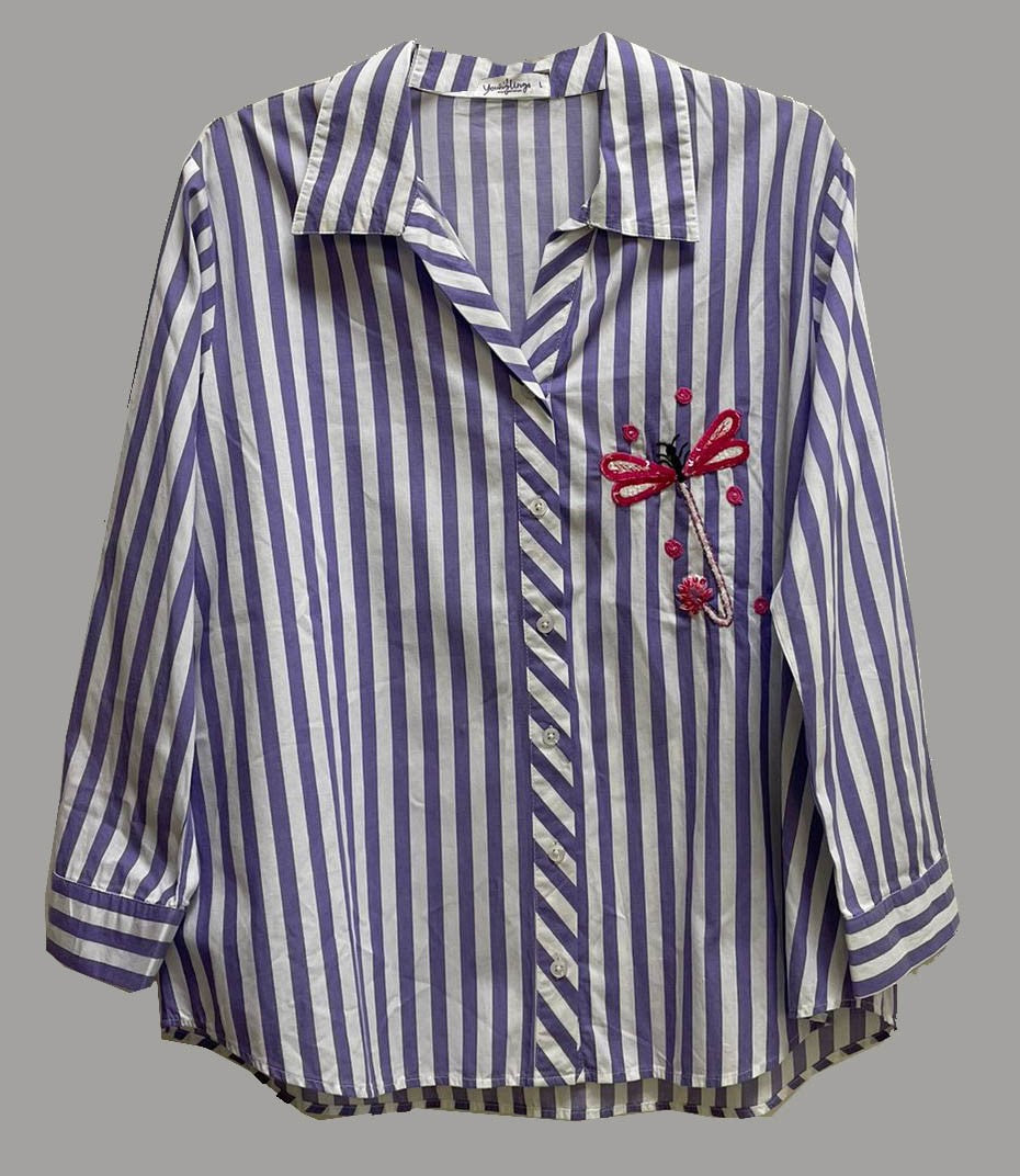 Mulberry Stripe Shirt