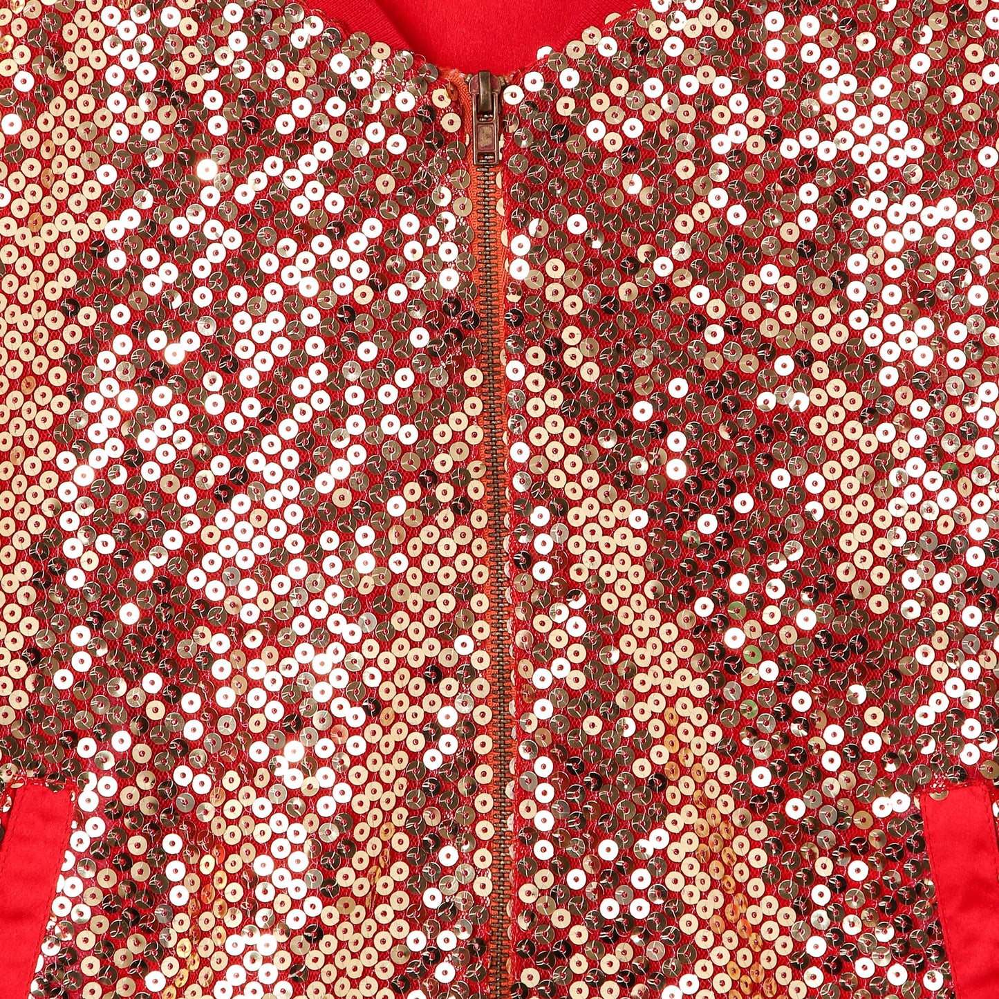 SHINY DISCO BALL RED CHRISTMAS AND NEW YEAR EVE JACKET
