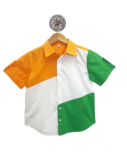 Tiranga Boys Shirt